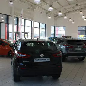 Inside the Nissan Doncaster dealership