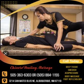 Massage techniques are commonly applied with hands, fingers, 
elbows, knees, forearms, feet, or a device. 
The purpose of massage is generally for the treatment of 
body stress or pain.