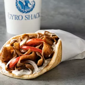 Original - Gyro meat, Tzatziki sauce, tomato & onion.