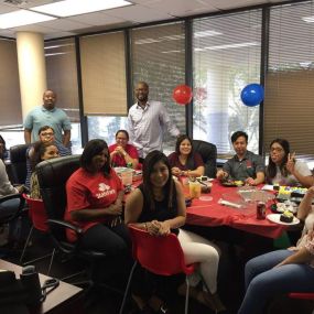 Celebration at the office