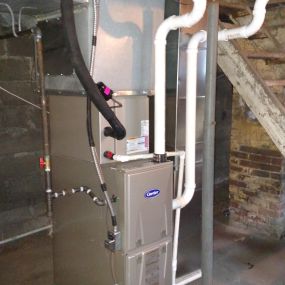New gas furnace and air conditioner