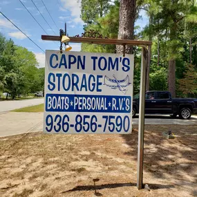 Cap'n Tom's Storage is located north of Conroe in the picturesque pines of Willis, TX. Call or visit us online today to reserve your storage unit.