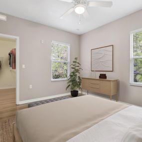 Spacious Bedroom Suites with Generously Sized Closets at The Amalfi Apartments in Clearwater, FL