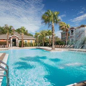 Resort-Style Pool at The Amalfi luxury apartments in Clearwater, FL