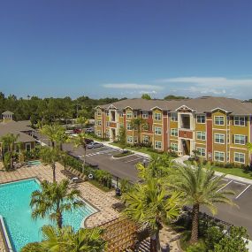 Aerial View at The Amalfi luxury apartments in Clearwater, FL
