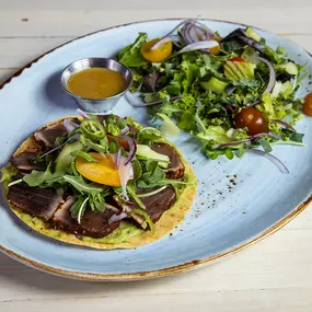 Charred Tuna Tostada