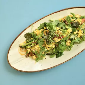 Fresh Corn Salad on a hot summer day