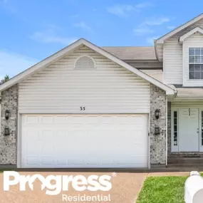 This Progress Residential home for rent is located near St. Louis MO.