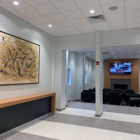 Patriot Buick GMC waiting room in Boyertown, PA