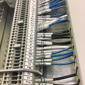 Electrical Control Panel with Terminal Blocks