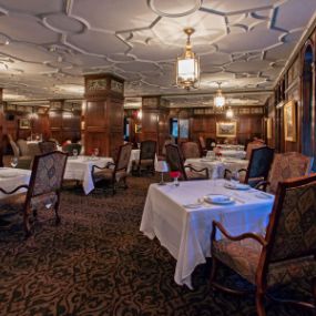 Interior of the historic Brown Hotel in Louisville.