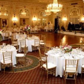 Interior of the historic Brown Hotel in Louisville.