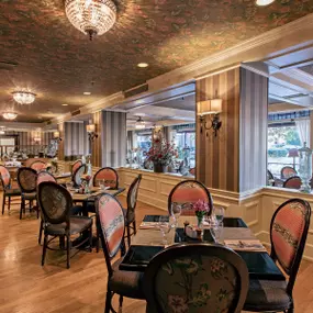 Picture inside a dining area at The Brown Hotel.