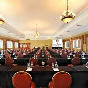 Interior of the historic Brown Hotel in Louisville.