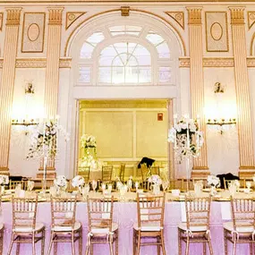 Interior of the historic Brown Hotel in Louisville.