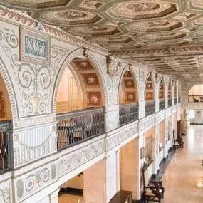 Interior of the historic Brown Hotel in Louisville.