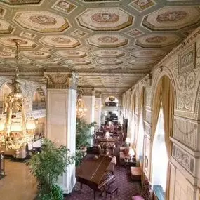 Interior of the historic Brown Hotel in Louisville.