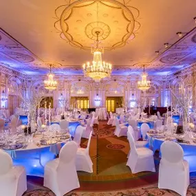 Interior of the historic Brown Hotel in Louisville.