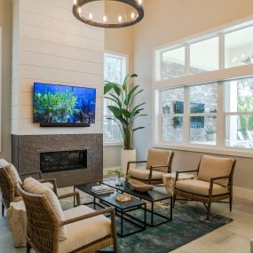 Clubhouse Lounge at Waverly Terrace luxury apartments in Temple Terrace, FL