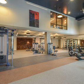 Professional Fitness Center at Aurora Luxury Apartments in Downtown, Tampa FL