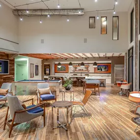 Clubhouse at Aurora Luxury Apartments in Downtown, Tampa FL