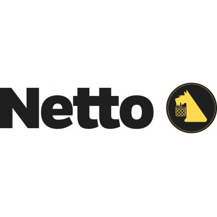 Logótipo de Netto Deutschland - schwarz-gelber Discounter mit dem Scottie