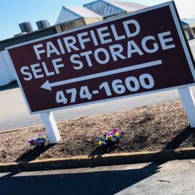 Fairfield Self Storage signage
