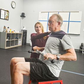 Pulling exercises are crucial for both posture and shoulder health for the older adult and masters athlete.
