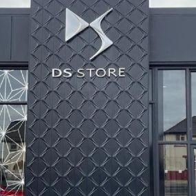 Outside the DS Salon Cardiff.