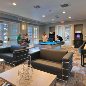 Resident game lounge with billiards