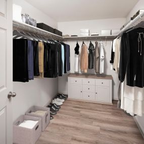 Large walk-in closet