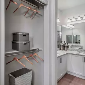 Closet bathroom