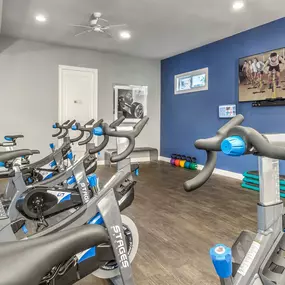 Fitness center with cardio equipment