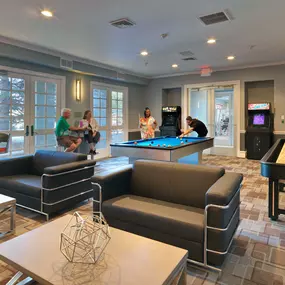 Resident game lounge with billiards