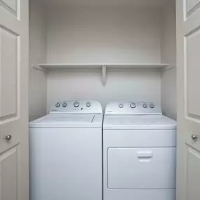 Full size washer and dryer