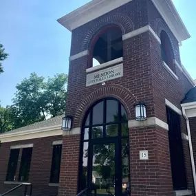 Brick Installation Mendon, UT library project by ExterPro Inc.