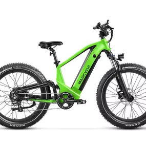 MAGICYCLE: DEER: THESE BIKES ARE THE SUV OF ELECTRIC BIKES (CAN CARRY 400 LBS ). FULL SUSPENSION FULL SIZE ELECTRIC BIKE, 52 VOLT SYSTEM ( INSANELY QUICK AND STRONG )