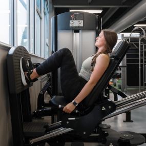 Person exercising at Kubex Fitness in Logan