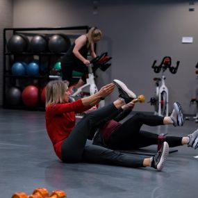 group fitness class in Logan, Utah at Kubex Fitness