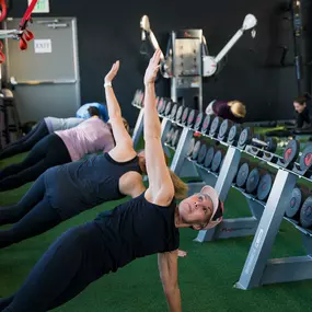 group fitness class at KUBEX Fitness in Logan, Utah