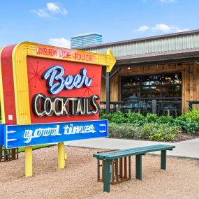 Entrance to Kirby Icehouse near Camden Greenway Apartments in Houston, TX