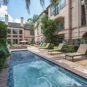 Lap pool at Camden Greenway Apartments in Houston, TX