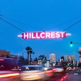 Hillcrest City Sign