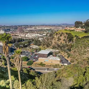 Camden Hillcrest Apartments San Diego CA aerial view east