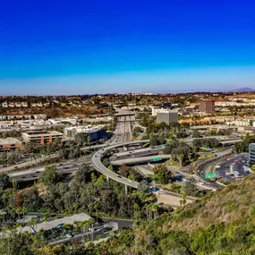 Camden Hillcrest Apartments San Diego CA aerial view north