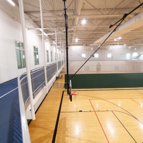 Play basketball, a game of pickleball, or run on our indoor track all year long.