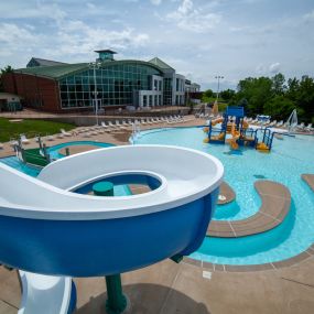 Have some summer fun with the family and beat the heat at our outdoor aquatic center. As a RiverChase member, or even a daily visitor, come enjoy our water slides, water play area, lap lanes, and other great amenities!