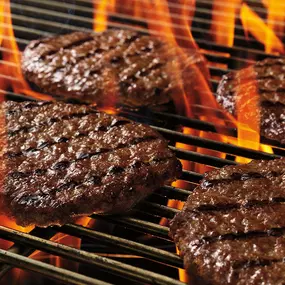 Flame grilled burgers