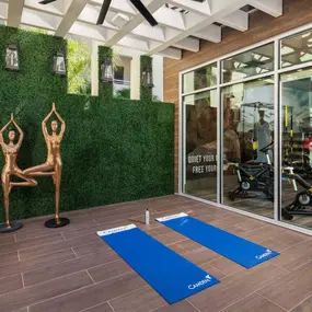 Yoga spin studio at Camden North End Apartments