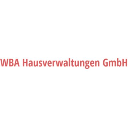 Logo van WBA - Hausverwaltungen GmbH